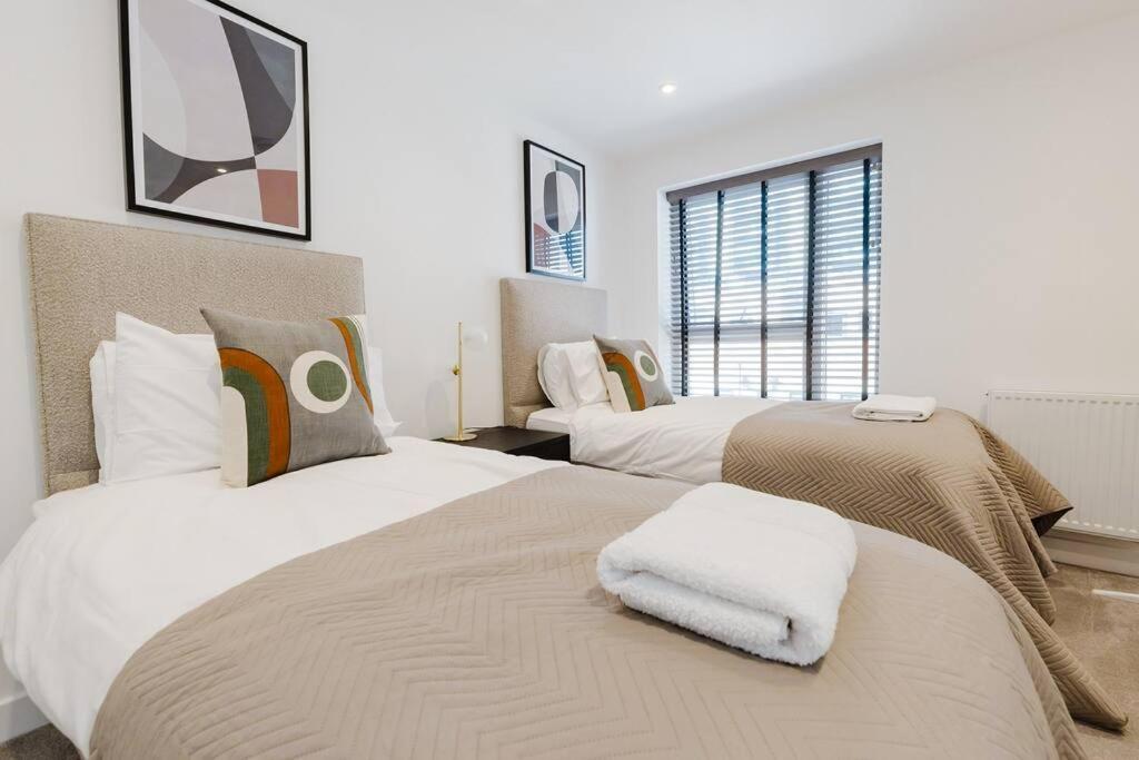 4-Level Luxury 2 Bedroom House Sleeps 6, Rooftop, Harry P & Free Parking Γουάτφορντ Εξωτερικό φωτογραφία